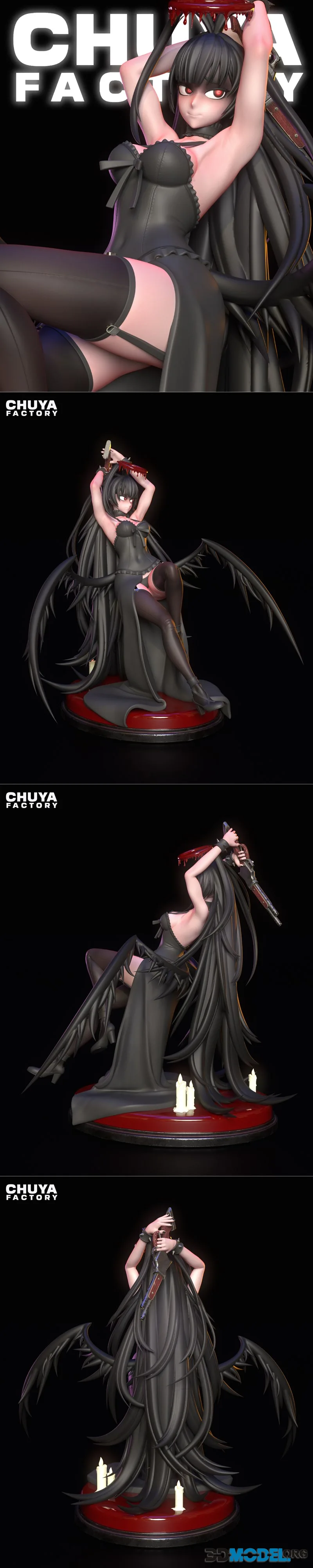 Chuya Factory - Kenzaki Tsurugi Goth – Printable