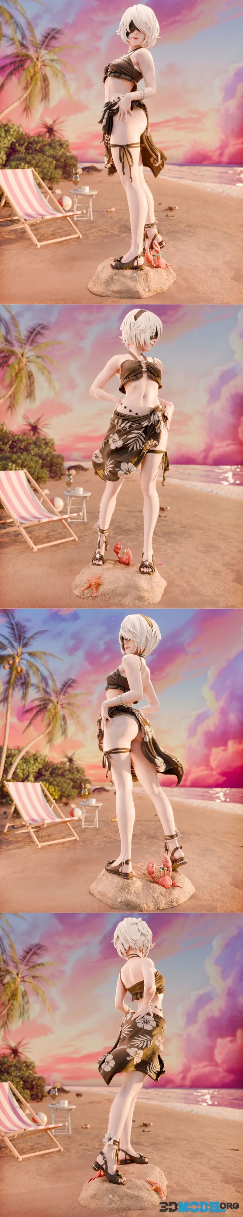 CA 3D Studios - Swimsuit 2B – Printable