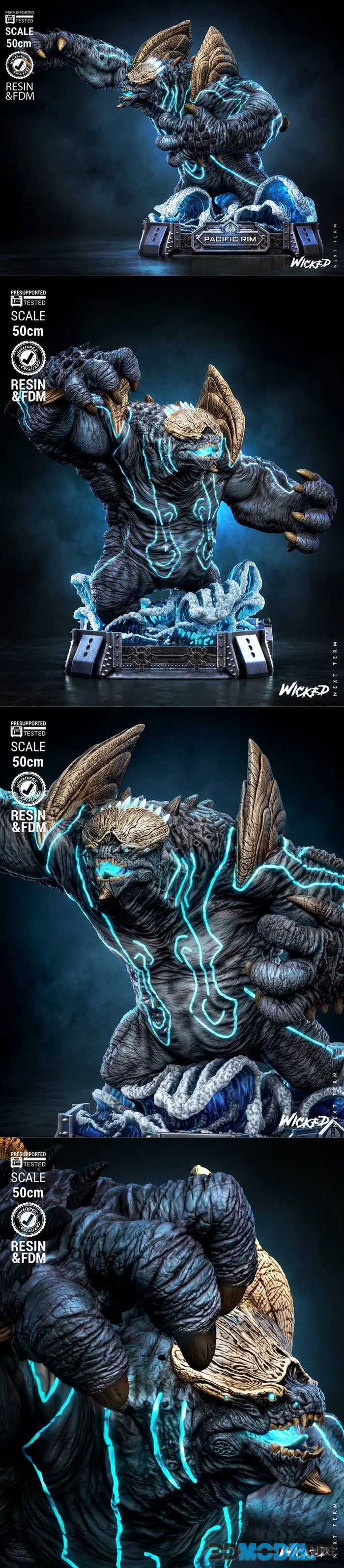 Wicked - Movies Leatherback Sculpture – Printable