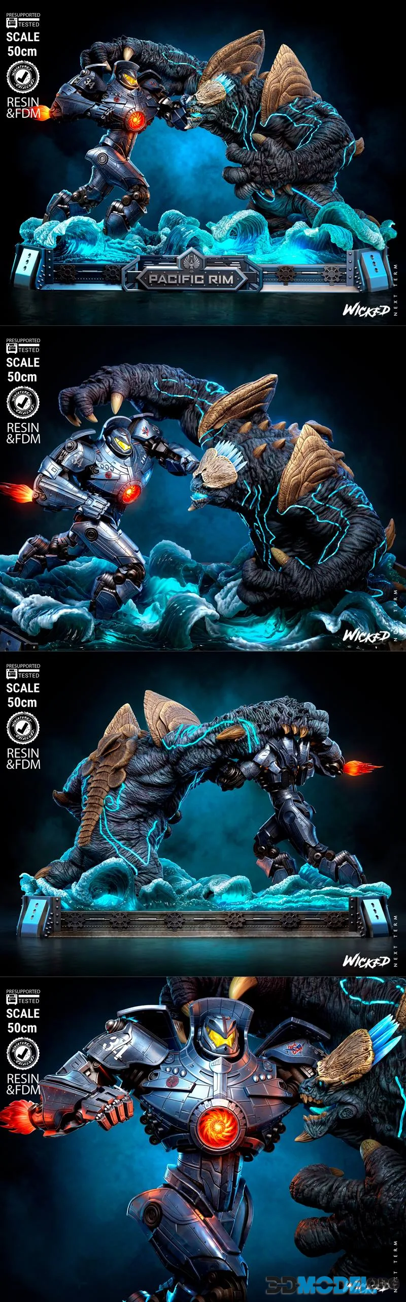 Wicked - The Great Pacific Rim Diorama – Printable