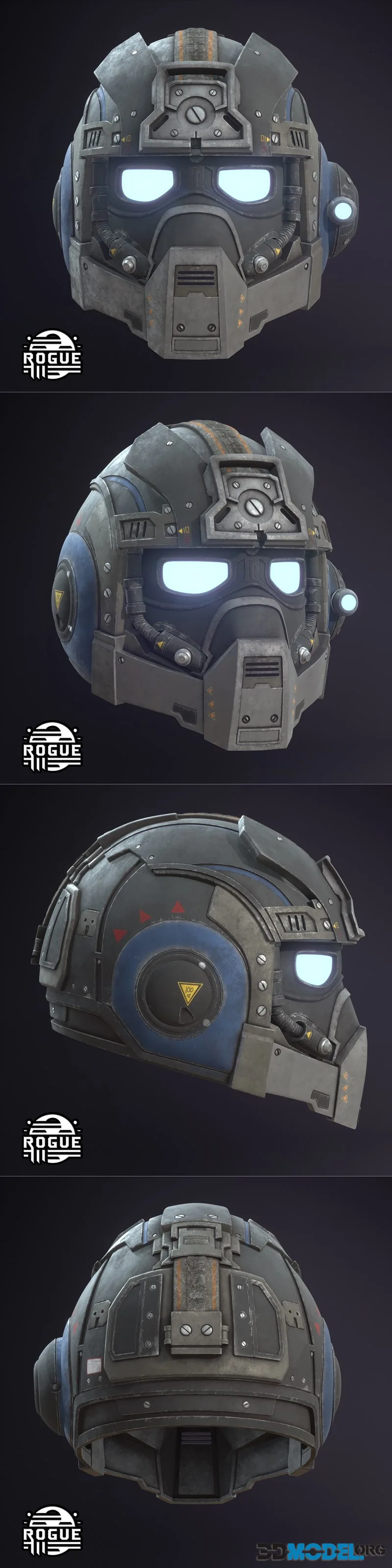 Anthony Carmine Helmet – Printable