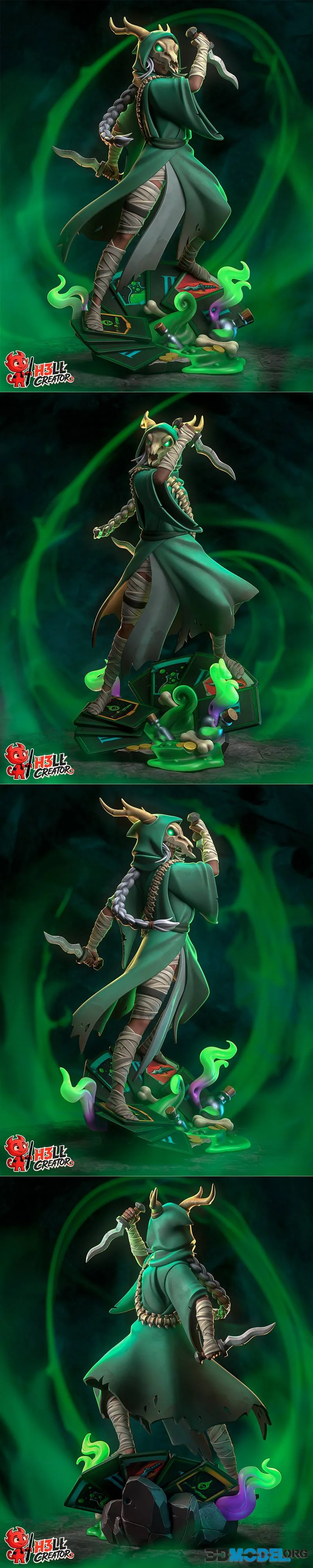 h3LL creator - Silent - Slay the Spire 2 – Printable