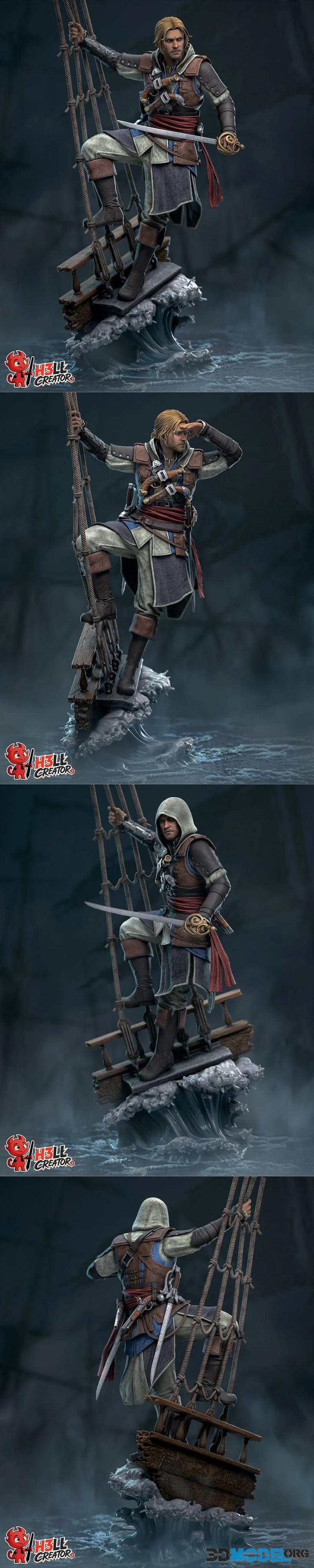 h3LL creator - Edward Kenway – Printable
