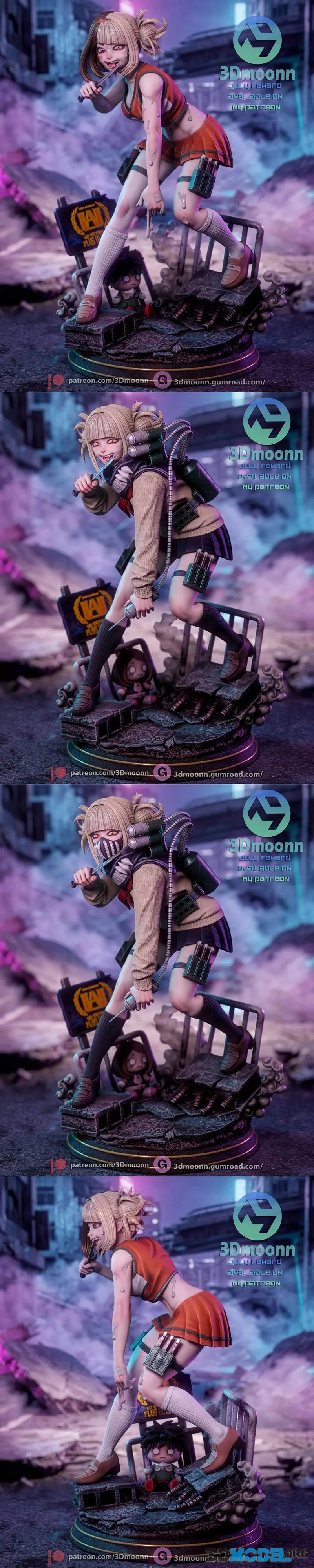 3Dmoonn - My Hero Academy - Himeko Toga – Printable