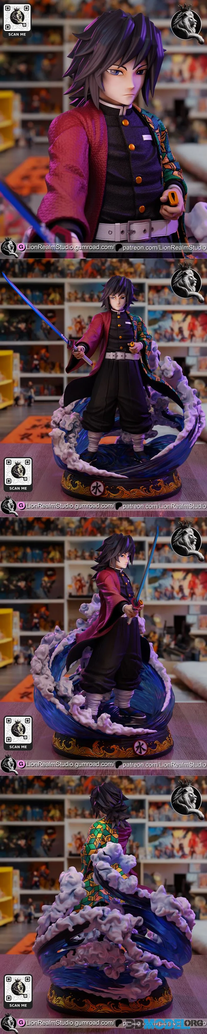 LionRealm Studio - Tomioka - Demon Slayer – Printable