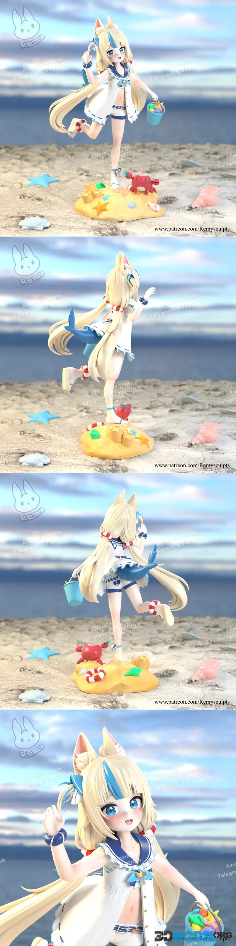 Remy Sculpts - Sameko Saba - Vtuber – Printable
