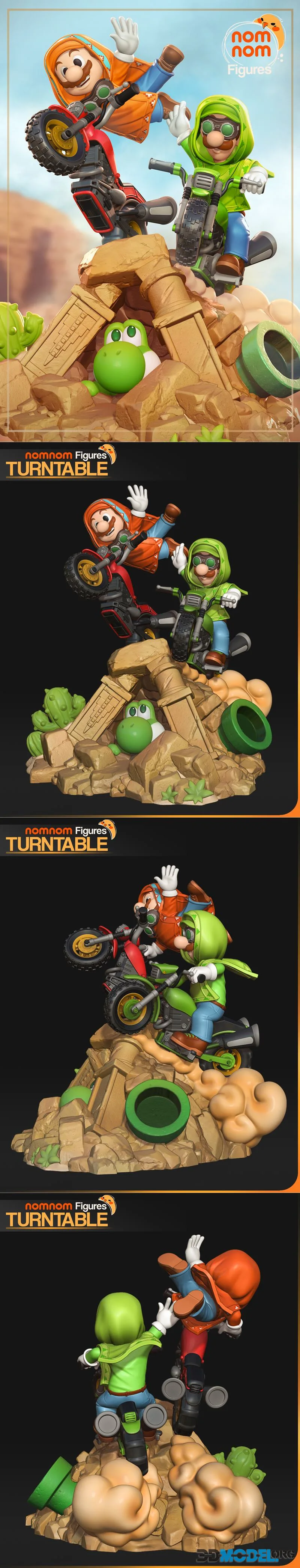 Nomnom Figures - Super Mario Galaxy Movie – Printable