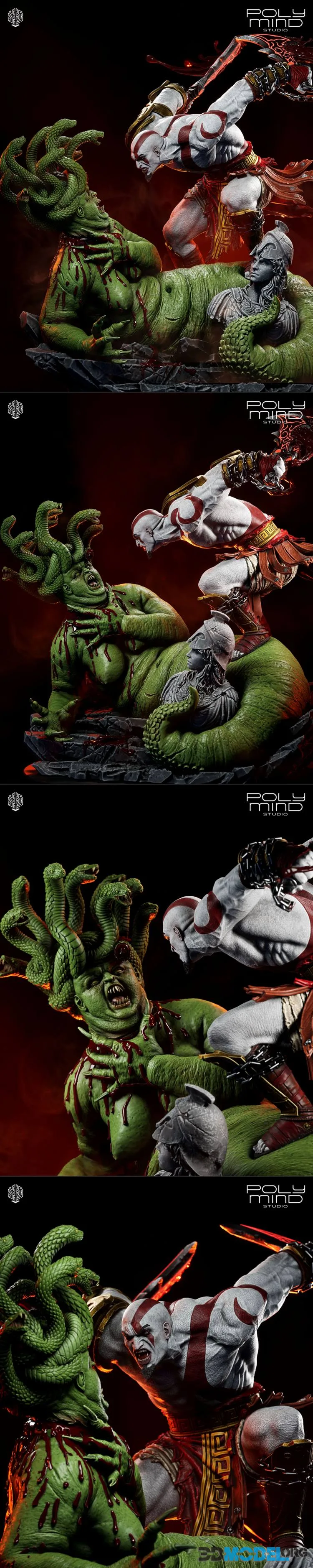PolyMind Studio - Kratos – Printable