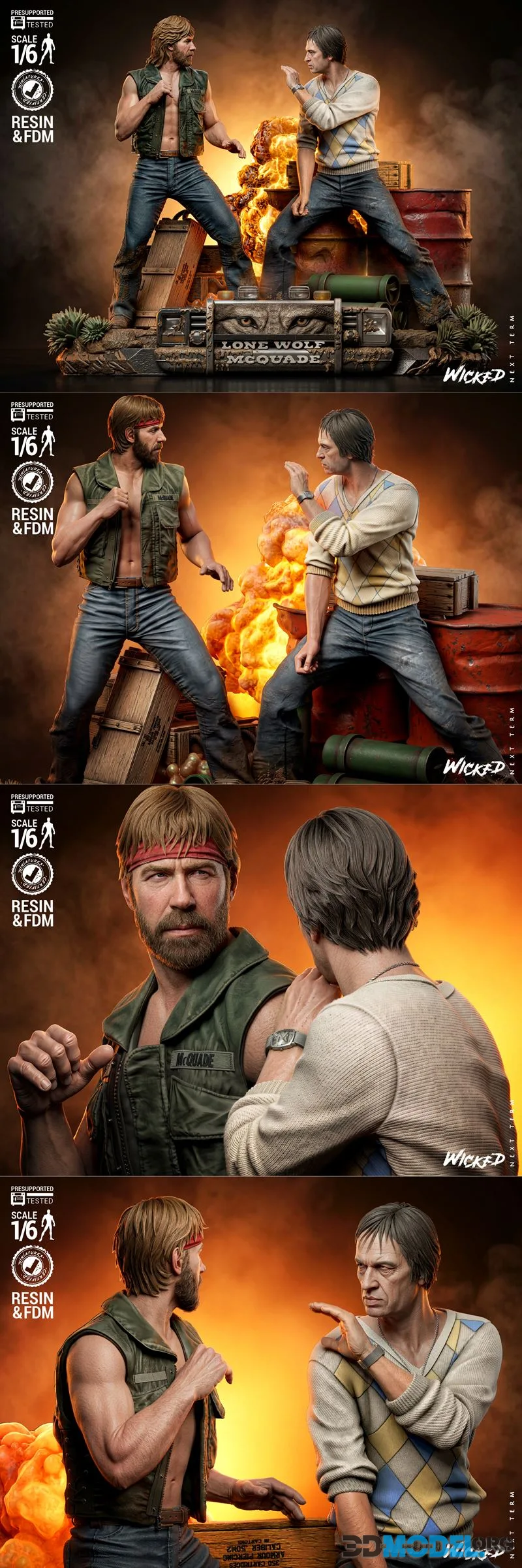 Wicked - Lone Wolf McQuade Diorama – Printable