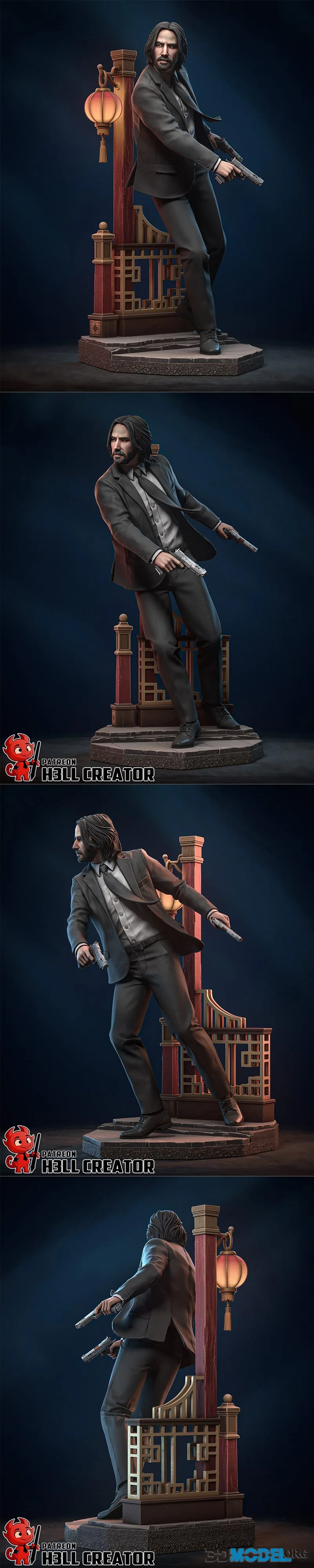 h3LL creator - John Wick – Printable