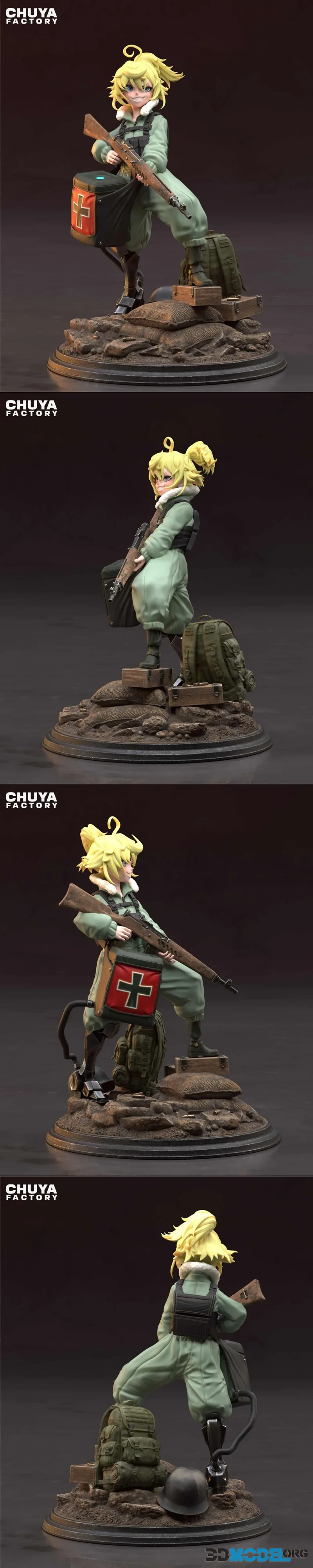 Chuya Factory - Tanya von Degurechaff – Printable