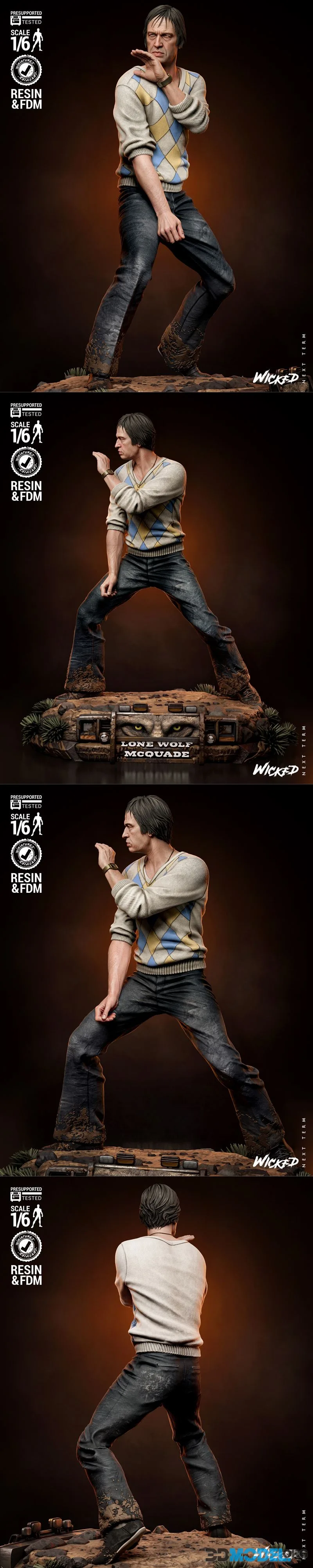 Wicked - Rawley Wilke Sculpture – Printable