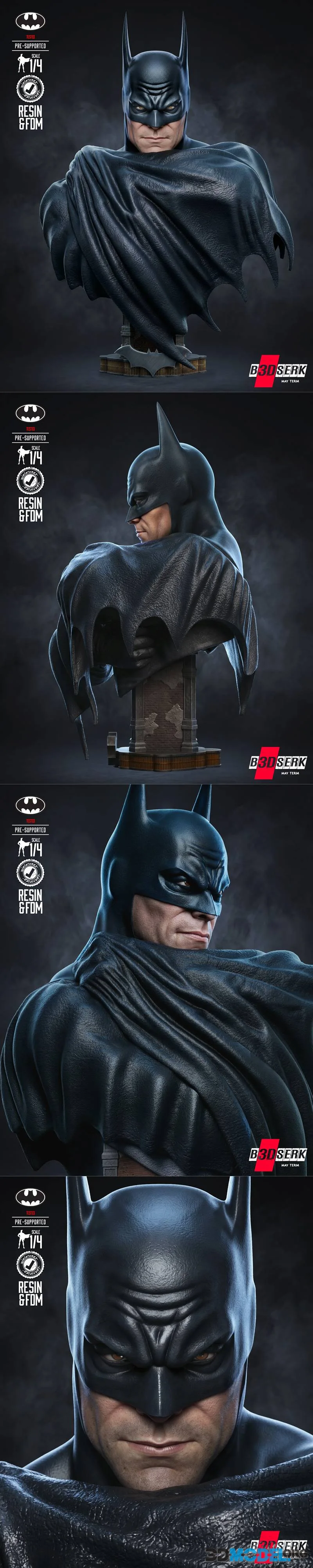 B3DSERK - Batman Kingdom Come Bust Portrait – Printable