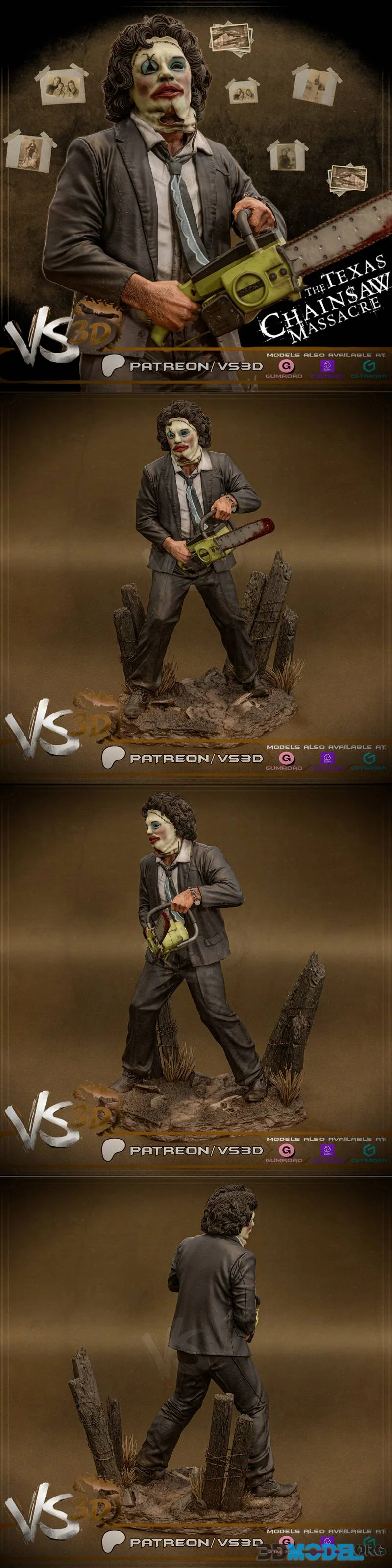 VS3D - The Saw is Family - Leatherface – Printable