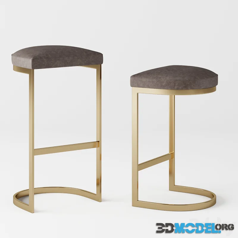 1960S Rome Backless Stool