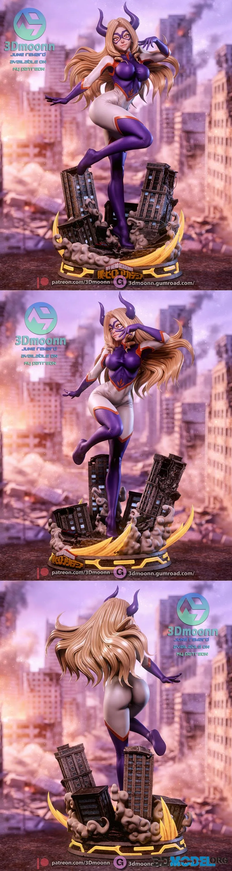 3Dmoonn - Mt. Lady (Boku no Hero Academia) – Printable
