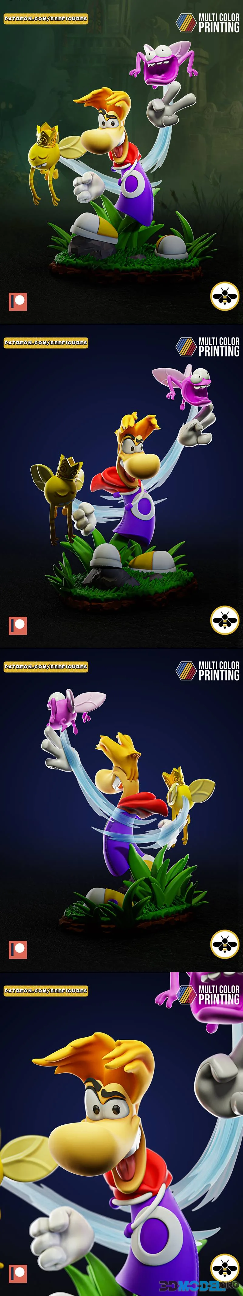 Bee Figures - Rayman - Rayman Legends – Printable