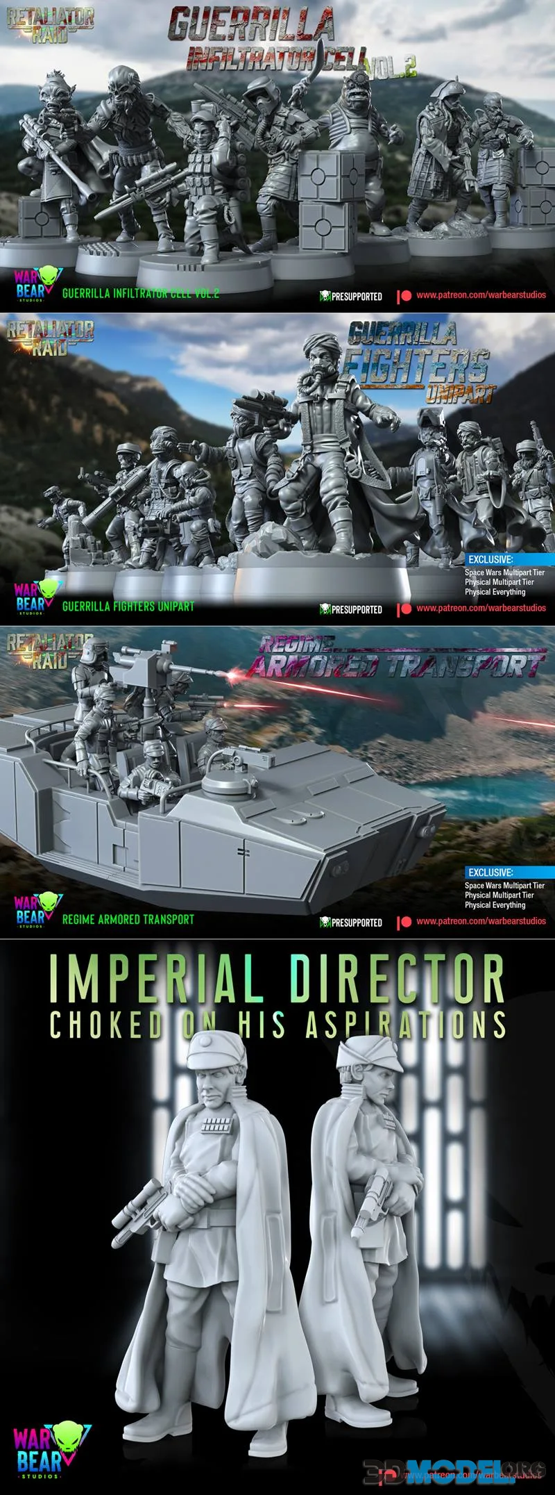 War Bear Studios May 2025 – Printable