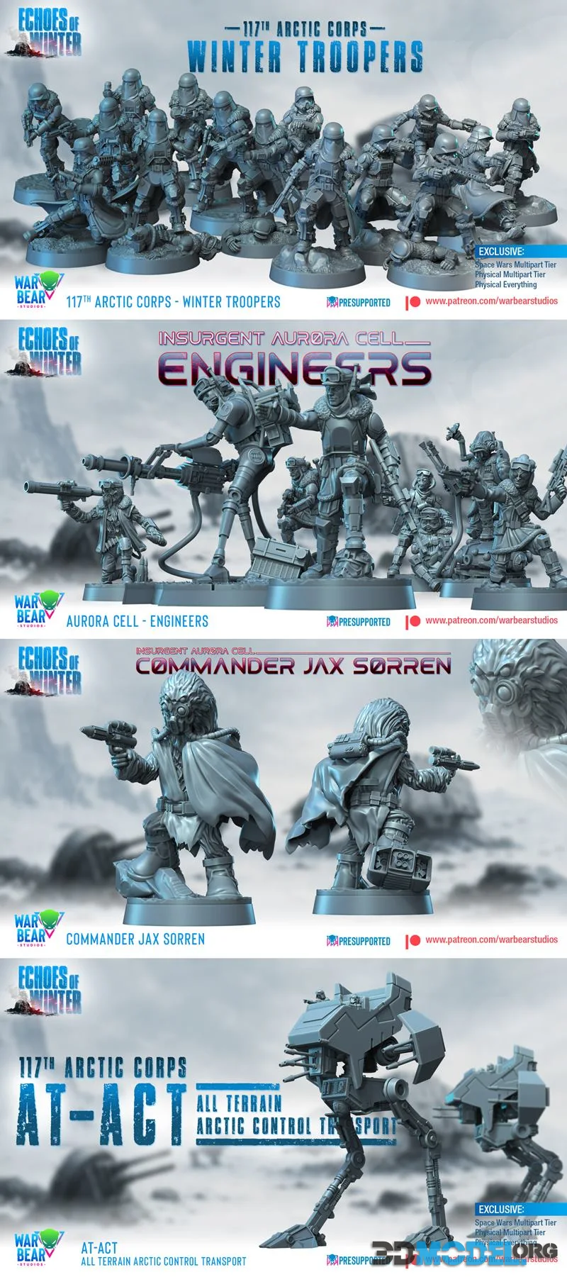 War Bear Studios November 2025 – Printable