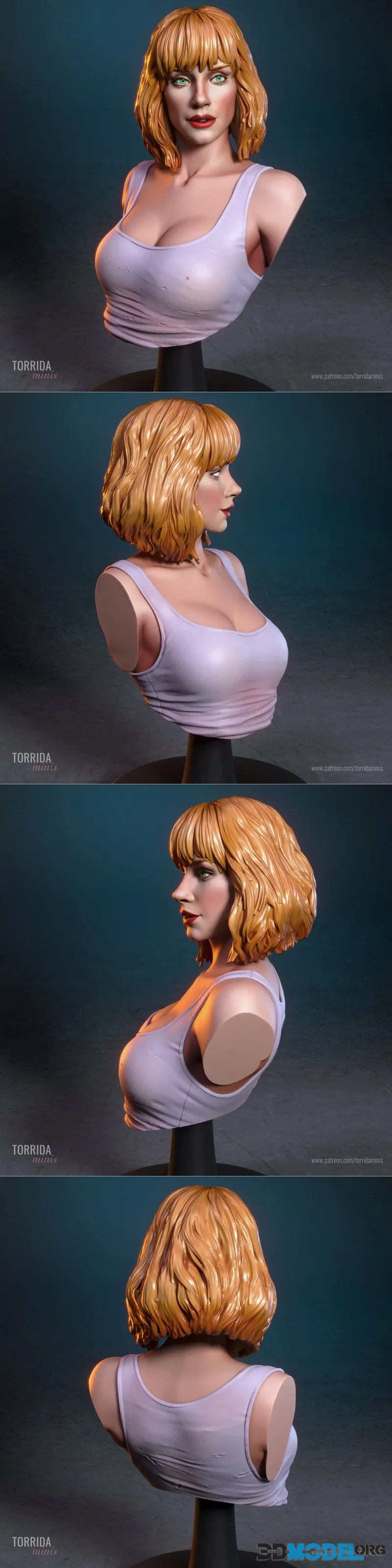 Torrida Minis - Claire Bust – Printable
