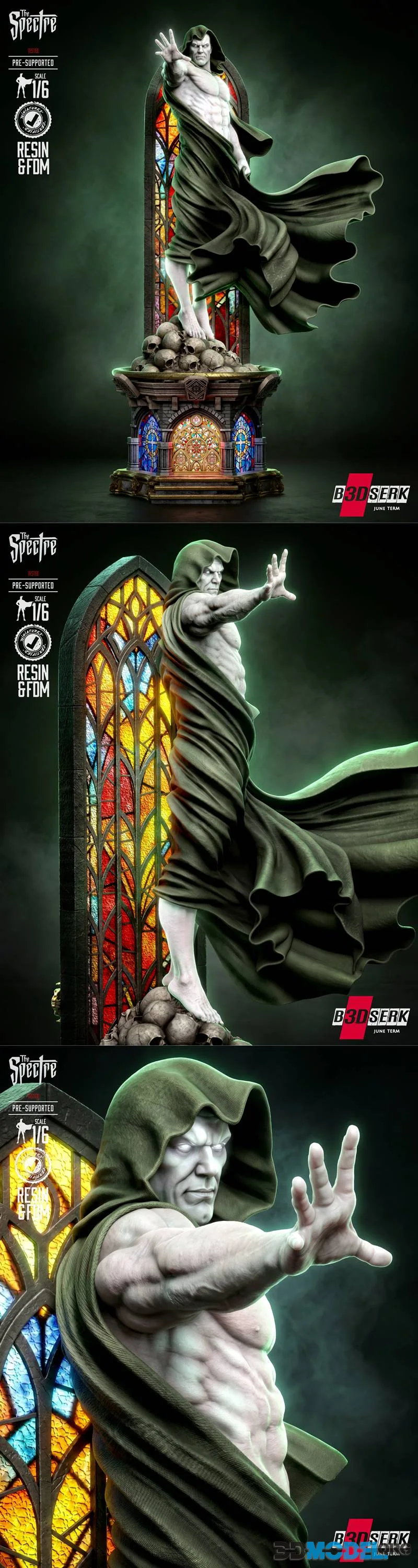 B3DSERK - Spectre Kingdom Come Sculpture – Printable