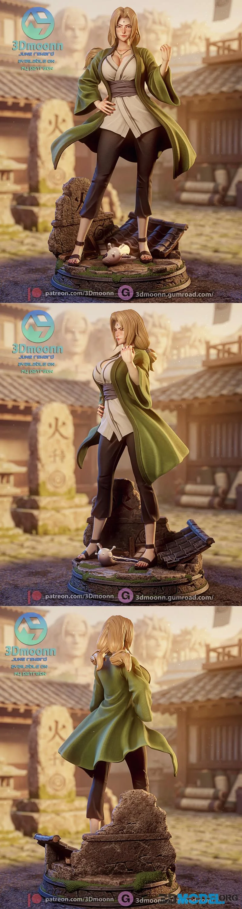 3Dmoonn - Tsunade (Naruto) – Printable