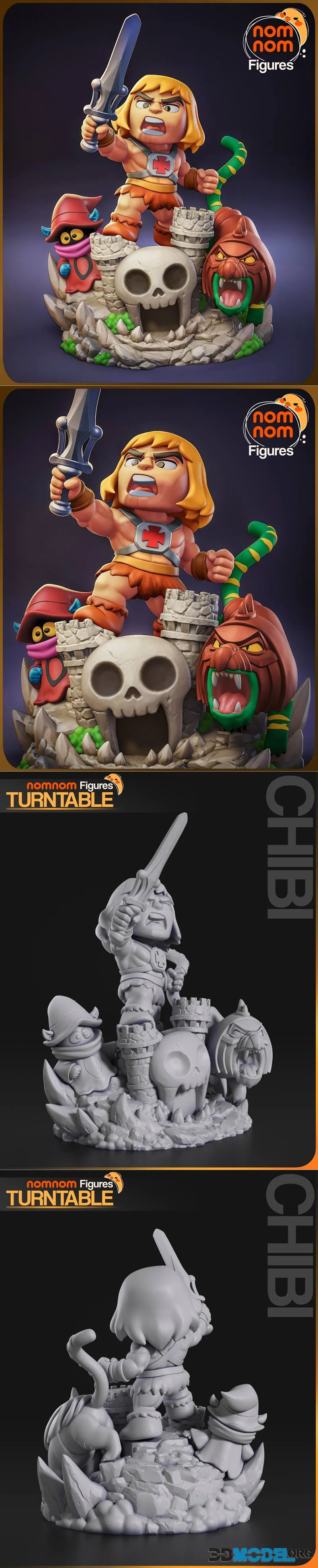 Nomnom Figures - Chibi He-Man – Printable
