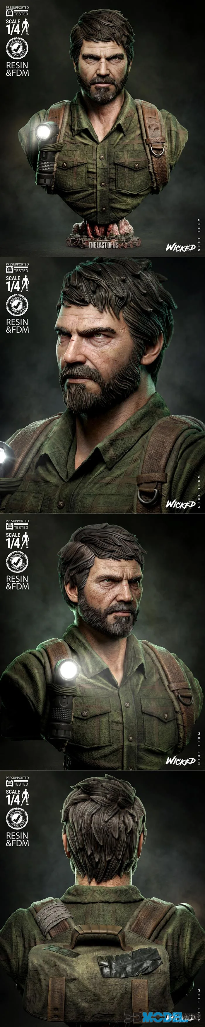 Wicked - Joel Bust Portrait – Printable