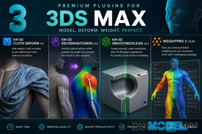 3ds Max Plugins Bundle 1 July 2026