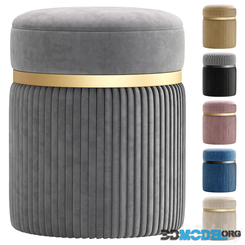 6 variants of Pouffe Miranda by inmyroom.ru