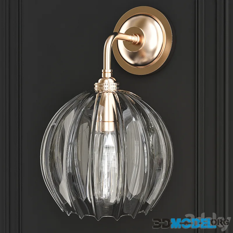 American Retro Copper Wall Lamp