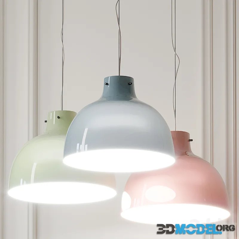 Bellissima Glossy Pendant Light By Ferruccio Laviani