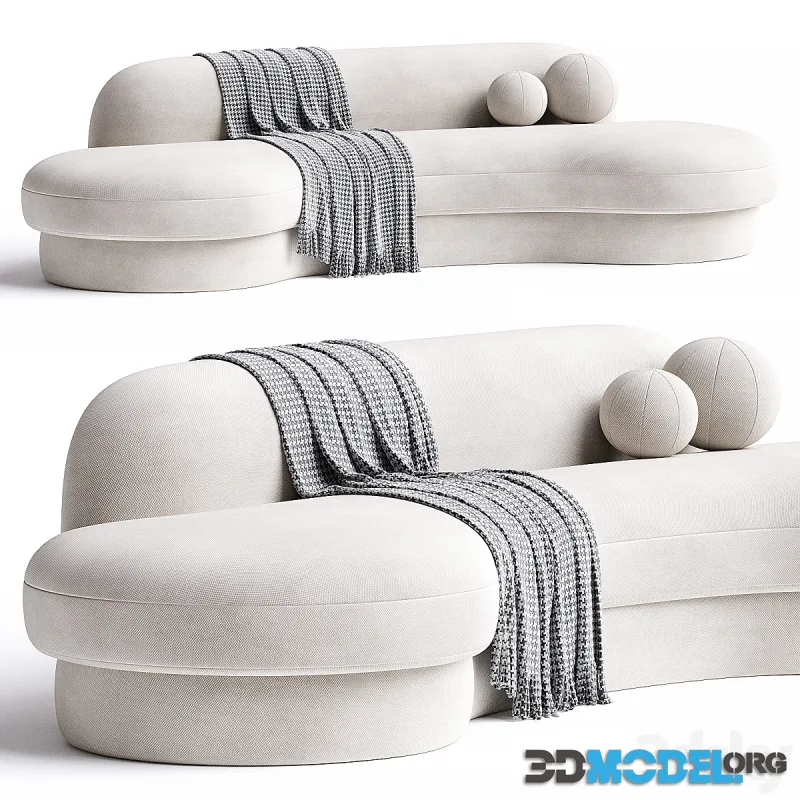 Biomorphic Sofa Grand by COUP STUDIO