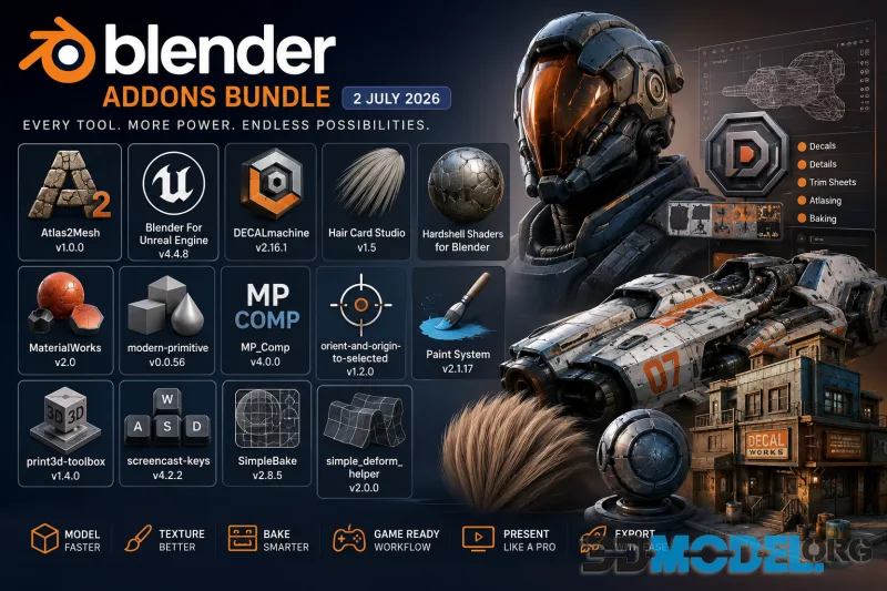 Blender Addon Bundles 2 July 2026