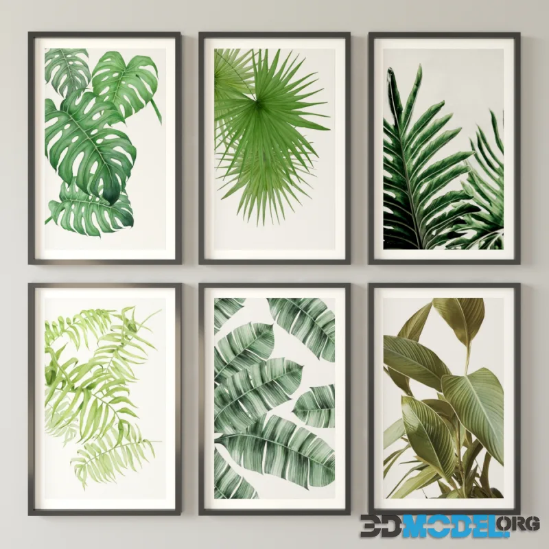 Botanical theme paintings 2