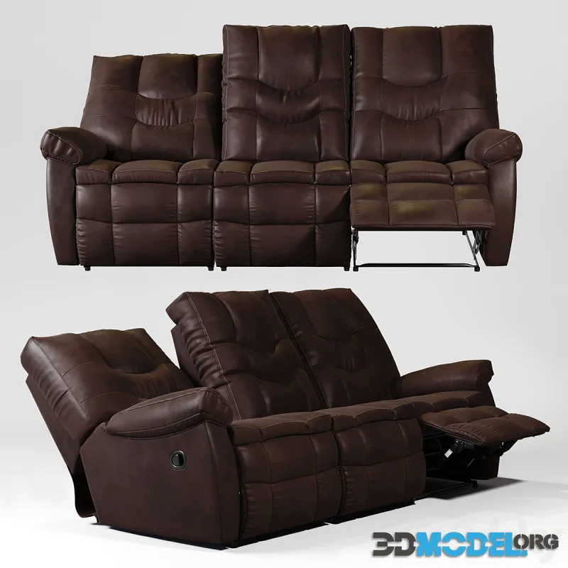 Burgett Espresso Power Reclining Sofa