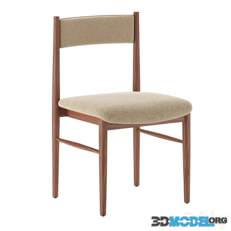 Crate & Barrel Petrie Upholstered Dining Chair
