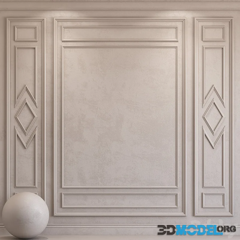 Decorative plaster with molding 44