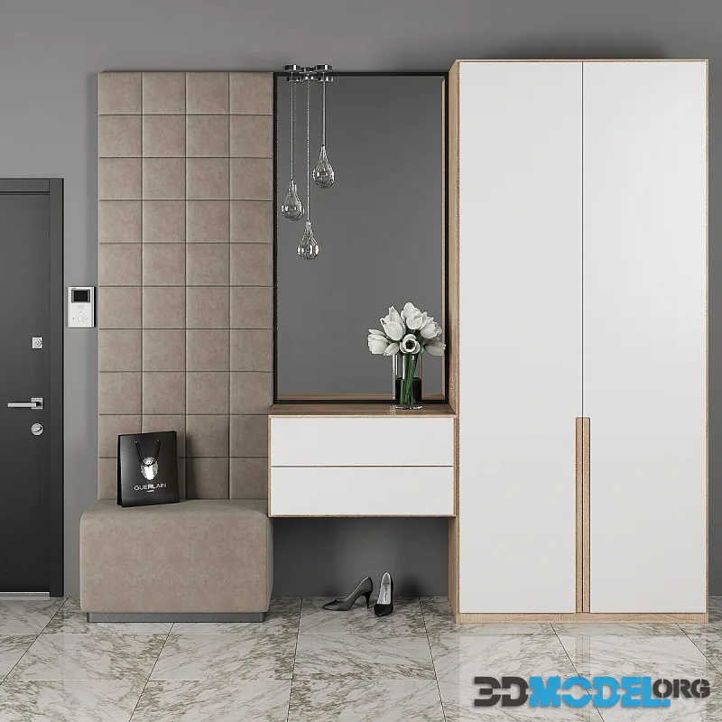 Entrance hall 21 with Luminaire - ET2 Larmes