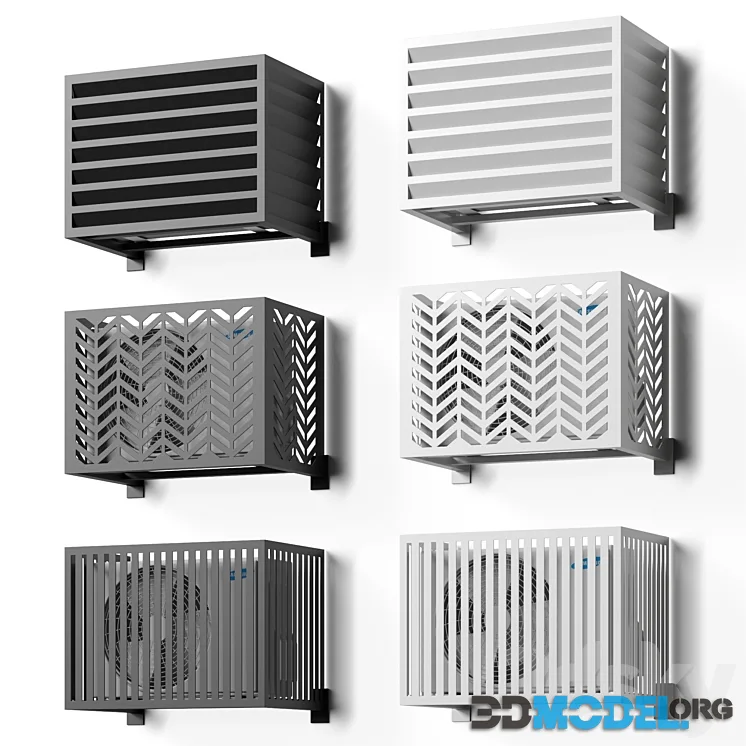 Facade basket for air conditioner