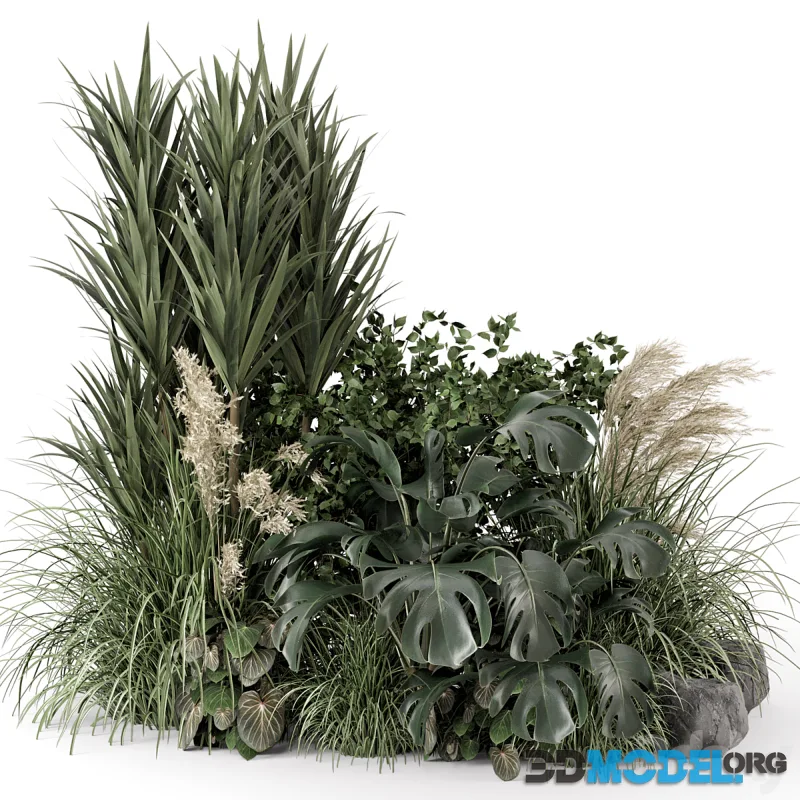 Garden Set Bush and Tree - Garden Set 1374