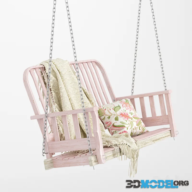 Garden swing or swinging bench