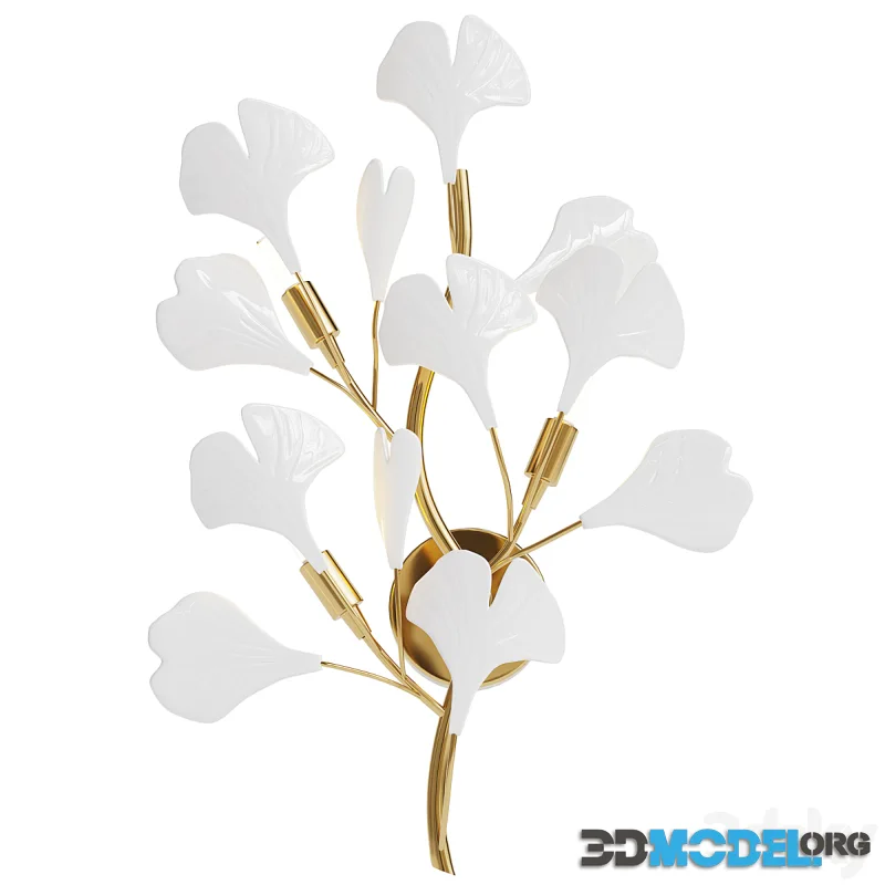Ginkgo Leaf Wall Lamp
