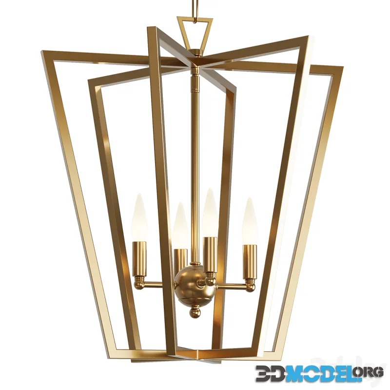 Hanging chandelier Louvre Home French