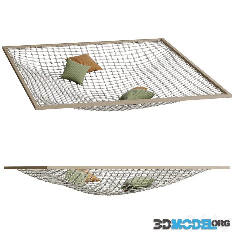 Hanging hammock net