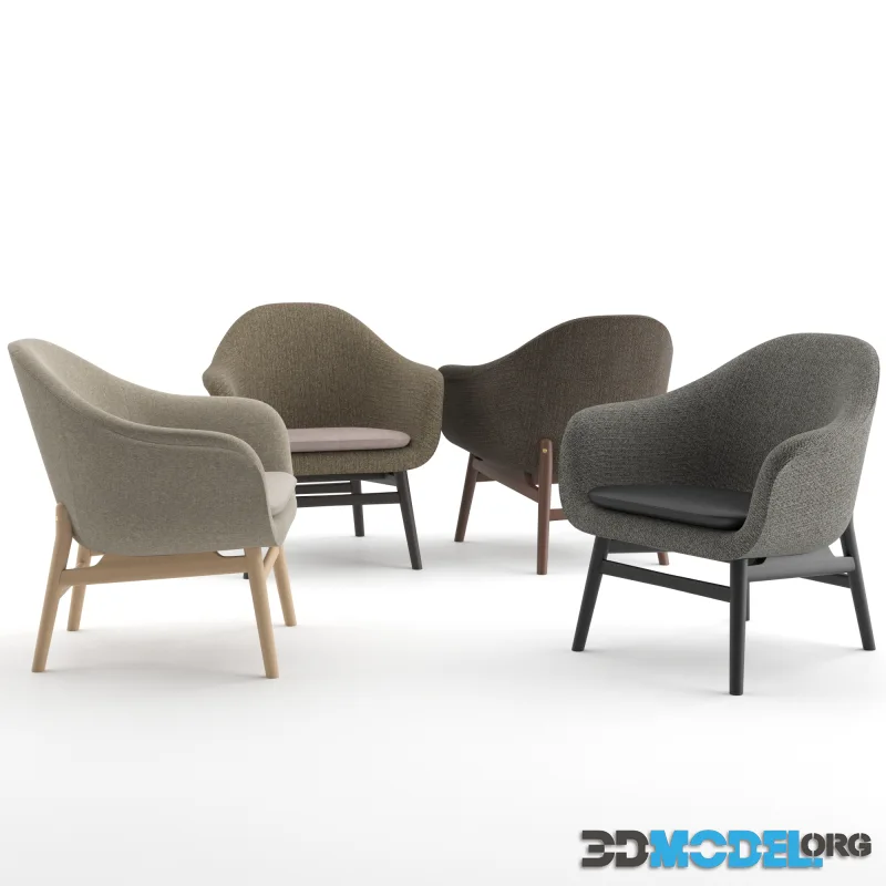 Harbor Lounge Chair By MENU
