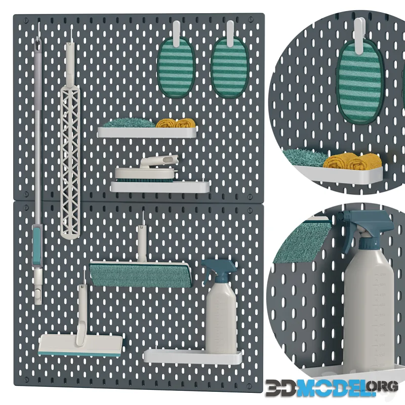 IKEA PEPPRIG SKADIS Cleaning set