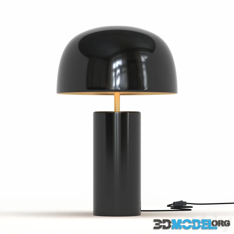 Kare Table Lamp Loungy Black