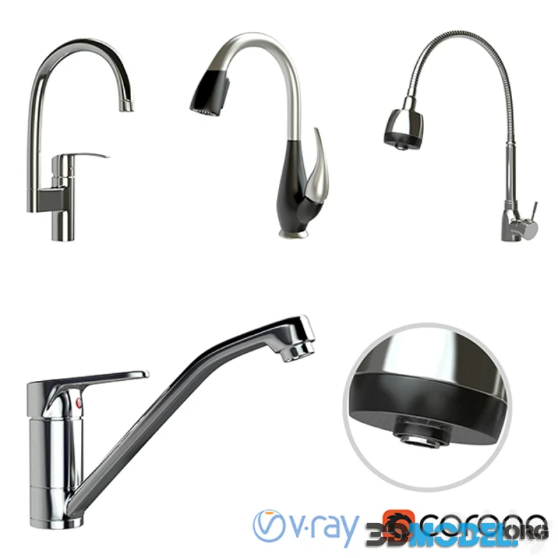 Kitchen faucets (Torneira cozinha, Delta fuse stainless, Grohe Eurosmart 33202DC2, Blanco WEGA 137228)