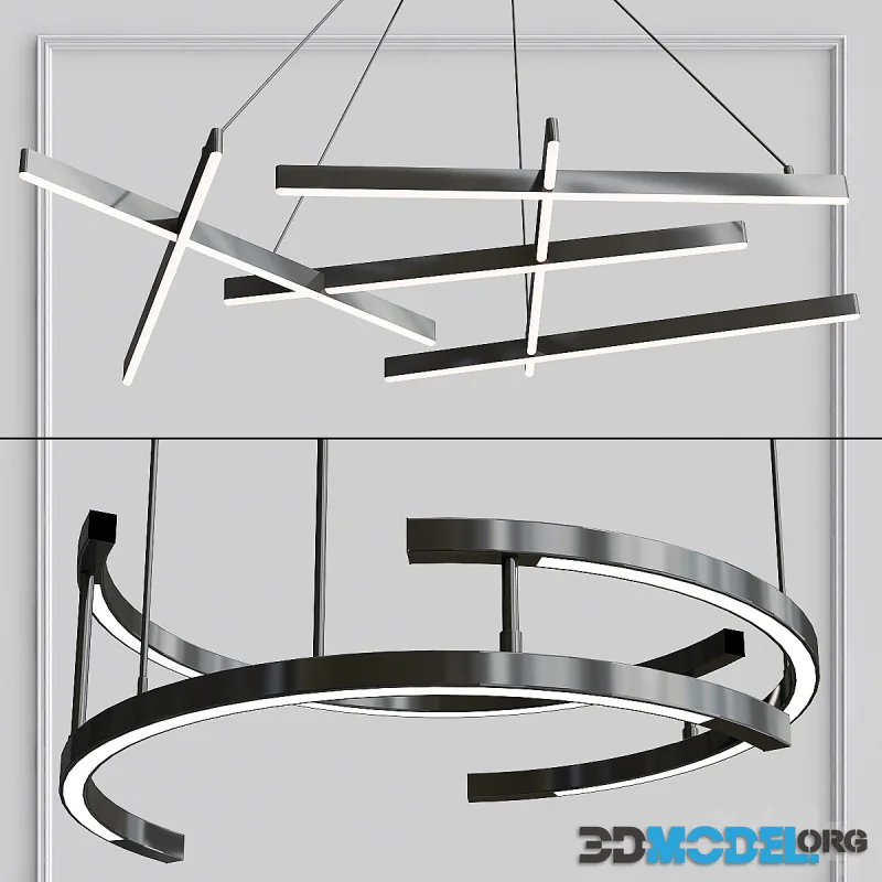 Maytoni Line LED Pendant collection